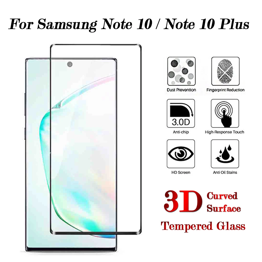 Mnycxen 3D Curved Protective Glass on for Samsung Galaxy Note 10 Plus Tempered Glass Note10 Screen Protector Cover Protect Film
Mnycxen 3D Curved Protective Glass on for Samsung Galaxy Note 10 Plus Tempered Glass Note10 Screen Protector Cover Protect Film