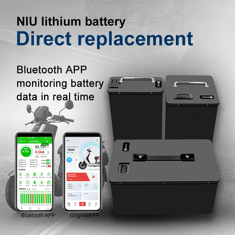Large-capacity Niu battery original replacement ,support battery capacity expansion, Bluetooth APP display
Large-capacity Niu battery original replacement ,support battery capacity expansion, Bluetooth APP display