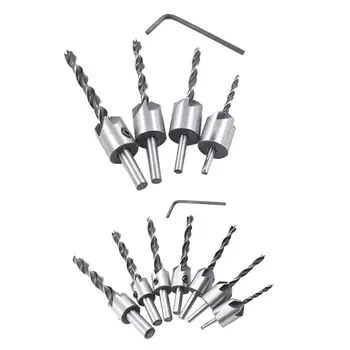 3 Point Countersink Drill Woodworking HSS Drill Bit Kit for Drilling Holes Woodworking drill 3mm, 4mm, 5mm, 6mm ,7mm, 8mm, 10mm
3 Point Countersink Drill Woodworking HSS Drill Bit Kit for Drilling Holes Woodworking drill 3mm, 4mm, 5mm, 6mm ,7mm, 8mm, 10mm