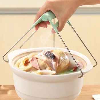 Catch Plate Stainless Steel Take Bowl Clip Anti-Scalding Clip Multi-Function Kitchen Non-Slip Tray Lift Dish Clamp
Catch Plate Stainless Steel Take Bowl Clip Anti-Scalding Clip Multi-Function Kitchen Non-Slip Tray Lift Dish Clamp