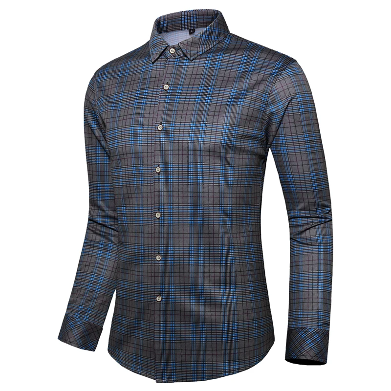 Fashion casual men's long-sleeved shirts soft and comfortable trendy slim style high quality large size shirts spring and autumn
Fashion casual men's long-sleeved shirts soft and comfortable trendy slim style high quality large size shirts spring and autumn
