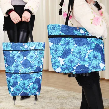 Grocery Shopping Cart Hand Bag Telescopic Dual-use Wheel Folding Tow Bag Portable Mobile Phone To Buy Food Bag Small Cart
Grocery Shopping Cart Hand Bag Telescopic Dual-use Wheel Folding Tow Bag Portable Mobile Phone To Buy Food Bag Small Cart