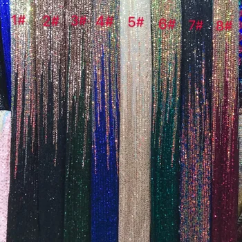 Hot Selling Sequins African French Velvet Lace Fabric With Sequins High Quality Nigerian Lace Fabrics For Wedding
Hot Selling Sequins African French Velvet Lace Fabric With Sequins High Quality Nigerian Lace Fabrics For Wedding