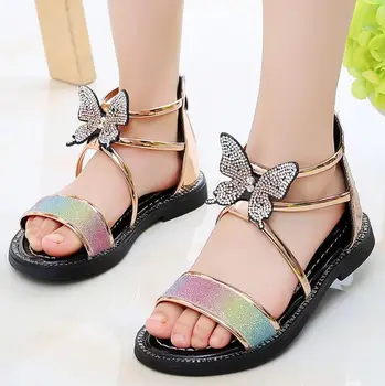 Girls Party Sandals Princess Shoes Leather Glitter Crystals Rhinestones Knot Kids Sandals Elsa shoes children gift
Girls Party Sandals Princess Shoes Leather Glitter Crystals Rhinestones Knot Kids Sandals Elsa shoes children gift
