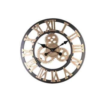 1PC 40cm Creative 3D Gear Wall Clock Retro Fashion Wall Decorative Hanging Clock Art Decor for Home (Golden Silver , Rome)
1PC 40cm Creative 3D Gear Wall Clock Retro Fashion Wall Decorative Hanging Clock Art Decor for Home (Golden Silver , Rome)