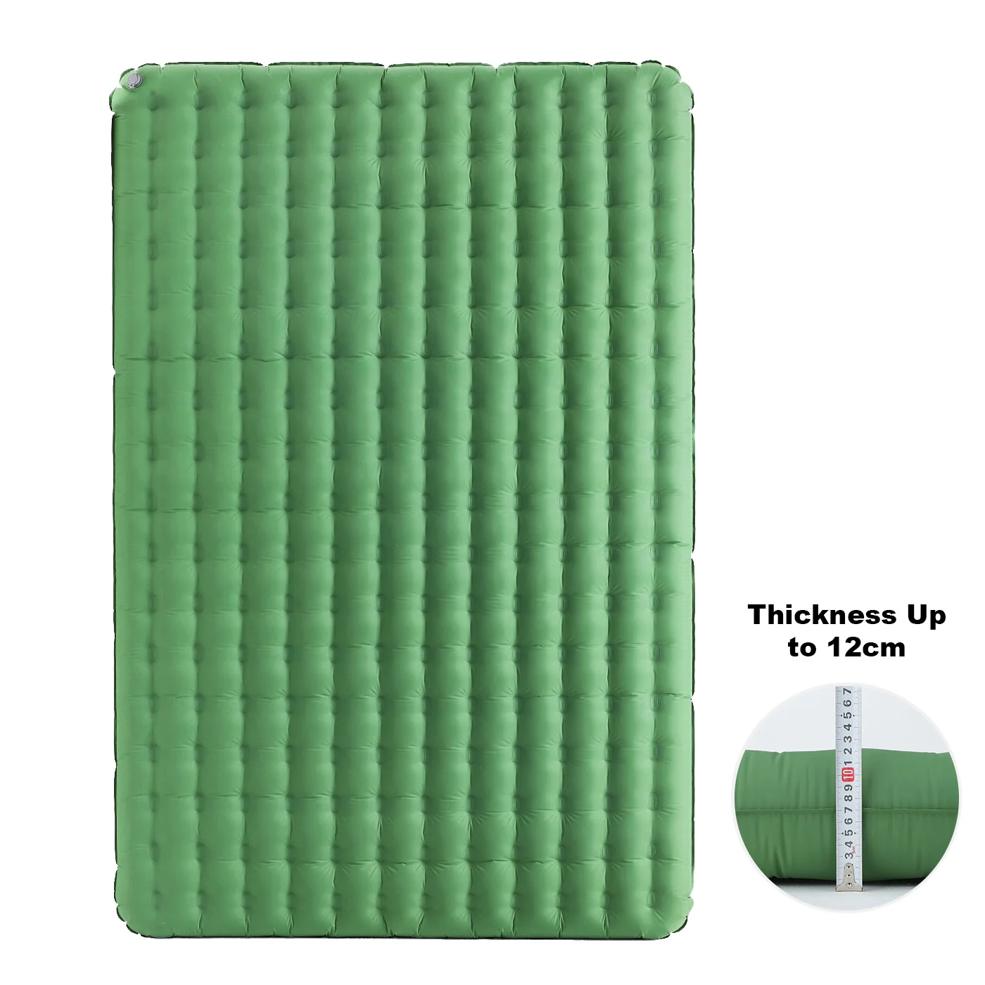 12cm Thickness Double People Air Mattress with Inflatable Bag Camping Hiking Tent Widen Sleeping Pad Beach Picnic Cushion Mat
12cm Thickness Double People Air Mattress with Inflatable Bag Camping Hiking Tent Widen Sleeping Pad Beach Picnic Cushion Mat