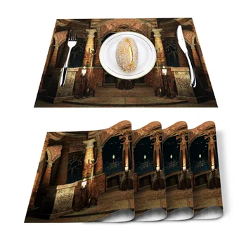 Artistic Candle Light Palace Stars Retro Placemat Washable Cotton Linen Table Cloth Pad Mat Rectangle Placemats Heat Resistant
Artistic Candle Light Palace Stars Retro Placemat Washable Cotton Linen Table Cloth Pad Mat Rectangle Placemats Heat Resistant