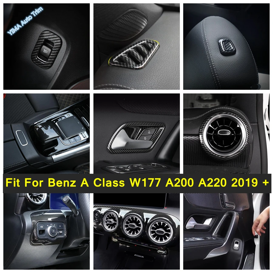 A Speaker / Door Handle Bowl / Armrest Box Cover Trim Carbon Fiber Interior For Mercedes Benz A Class W177 A200 A220 2019 - 2023
A Speaker / Door Handle Bowl / Armrest Box Cover Trim Carbon Fiber Interior For Mercedes Benz A Class W177 A200 A220 2019 - 2023