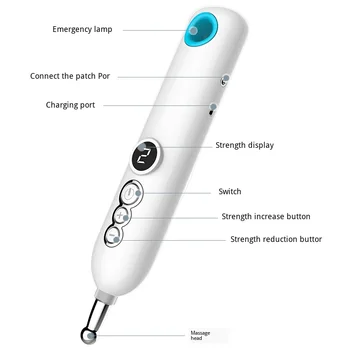 Electronic Acupuncture Pen Meridians Laser Electronic Pulse Massager TENS Acupoint Physiotherapy Handheld Acupoint Massage Stick
Electronic Acupuncture Pen Meridians Laser Electronic Pulse Massager TENS Acupoint Physiotherapy Handheld Acupoint Massage Stick