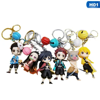 6Pcs/Set Anime Demon Slayer Rubber 3D Keychain Cute Kamado Nezuko Pendant Soft Rubbers Keyring Cosplay Figure Fans Jewelry Gift
6Pcs/Set Anime Demon Slayer Rubber 3D Keychain Cute Kamado Nezuko Pendant Soft Rubbers Keyring Cosplay Figure Fans Jewelry Gift