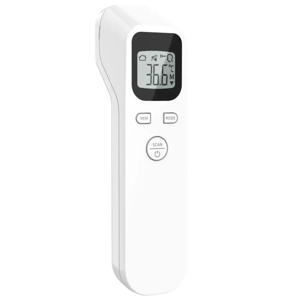 Non-Contact Infrared Forehead Thermometer Digital Temperature Gun with LCD Display Fever Alarm and Memory Function
Non-Contact Infrared Forehead Thermometer Digital Temperature Gun with LCD Display Fever Alarm and Memory Function
