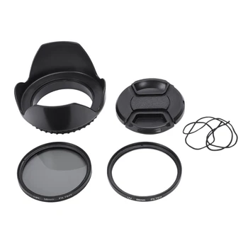 CPL UV Filter Kit 58mm for Canon EOS 700D 100D 600D 1200D Lens Hood Cap
CPL UV Filter Kit 58mm for Canon EOS 700D 100D 600D 1200D Lens Hood Cap