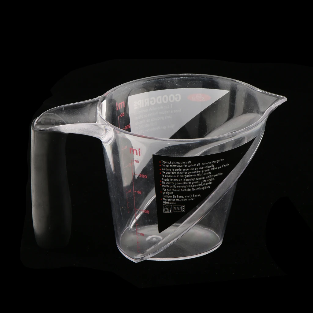 8.5oz Plastic Liquid Measuring Cup for Lab Kitchen Cooking Bakery Salon Tool 8.5oz Plastic Liquid Measuring Cup for Lab Kitchen Cooking Bakery Salon Tool