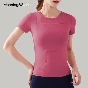 2020 Quickly Dry Quality sports T-shirt Fitness Workout Shirt Running Yoga T-shirts Blouses Female Crop Tops Yoga Shirts
2020 Quickly Dry Quality sports T-shirt Fitness Workout Shirt Running Yoga T-shirts Blouses Female Crop Tops Yoga Shirts