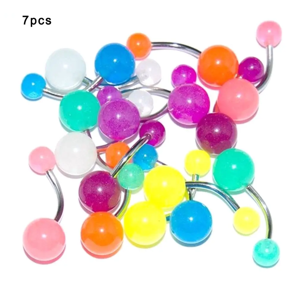 Puncture Jewelry Acrylic Ball Hypoallergenic Navel Button Umbilical Ring Hair Luminous Size Ball Navel Nail
Puncture Jewelry Acrylic Ball Hypoallergenic Navel Button Umbilical Ring Hair Luminous Size Ball Navel Nail