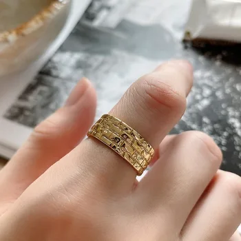 Leouerry 925 Sterling Silver Wide Rings Elegant Minimalist Brick Wall Design Finger Rings for Women Silver 925 Jewelry
Leouerry 925 Sterling Silver Wide Rings Elegant Minimalist Brick Wall Design Finger Rings for Women Silver 925 Jewelry