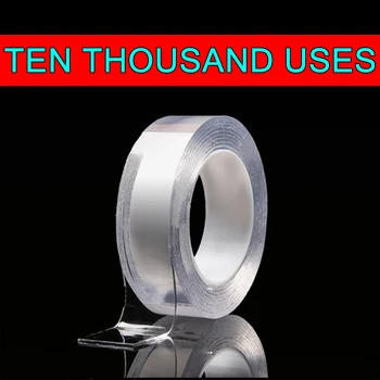 Free Returns 3m/5m Double Sided Tape Adhesive Tape Nano Clear A+ Washable Reuse Nano Magic Tape Transparent No Trace Waterproof
Free Returns 3m/5m Double Sided Tape Adhesive Tape Nano Clear A+ Washable Reuse Nano Magic Tape Transparent No Trace Waterproof