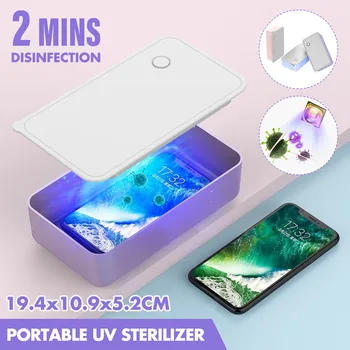 UV Sterilizer Box Esterilizador LED Ultraviolet Light Ray Phone facemask Disinfection Cabinet for Jewelry Phone Sterilizer
UV Sterilizer Box Esterilizador LED Ultraviolet Light Ray Phone facemask Disinfection Cabinet for Jewelry Phone Sterilizer