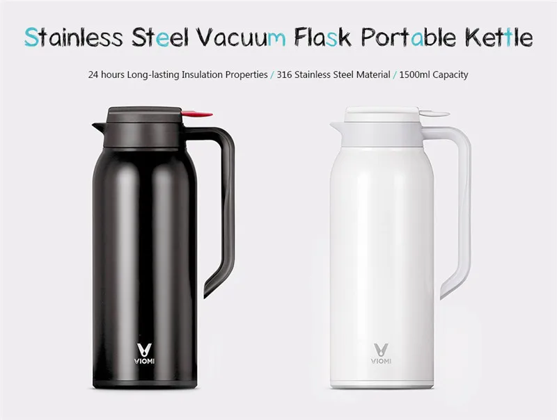 2019 1.5 LStainless Steel Leakproof Water Vacuum Flask Portable Kettle Portable Vacuum Flask For Outdoor Indoor Use
2019 1.5 LStainless Steel Leakproof Water Vacuum Flask Portable Kettle Portable Vacuum Flask For Outdoor Indoor Use