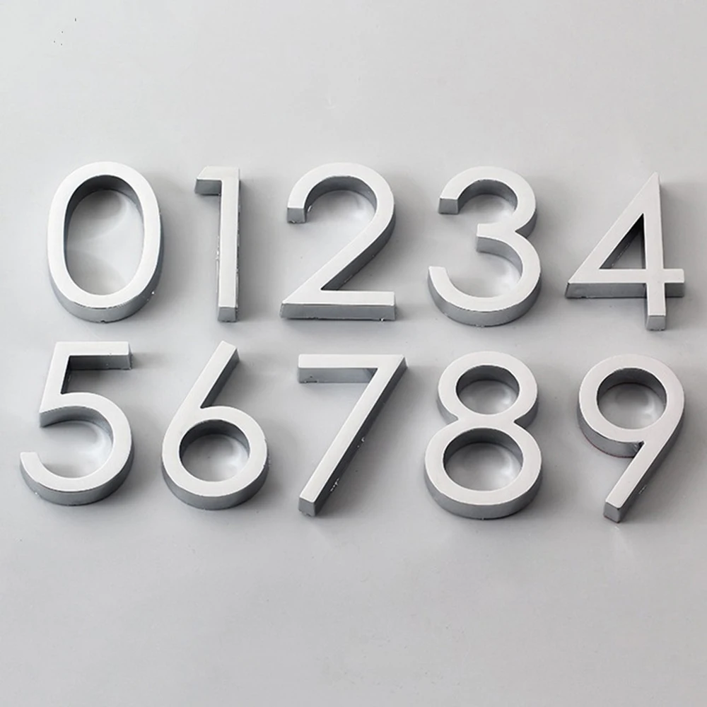 1pc 3D Numeral Door Plaque House Drawer Sign Plating Gate Digits 0 to 9 Plastic Number Tag Hotel Home Sticker Address Door Label
1pc 3D Numeral Door Plaque House Drawer Sign Plating Gate Digits 0 to 9 Plastic Number Tag Hotel Home Sticker Address Door Label