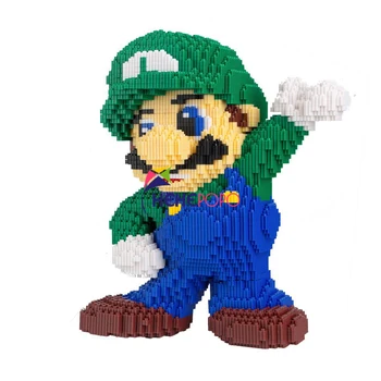 35cm Tall Large Block 8498pcs 8643 Game Super Mario Green Figure 3D Model DIY Middle Bricks Block Toy for Children No Box
35cm Tall Large Block 8498pcs 8643 Game Super Mario Green Figure 3D Model DIY Middle Bricks Block Toy for Children No Box