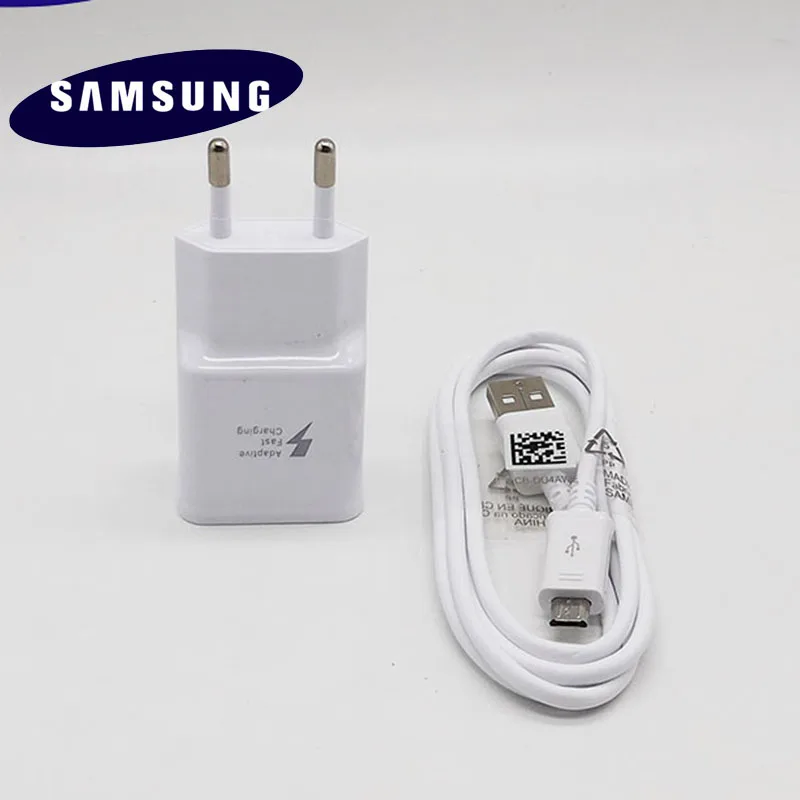 Original Samsung Charger Adaptive Fast Charge adapter For Samsung Galaxy S6 S7 J3 J5 J7 Note 4 5 A3 A5 A7 2016 A10 M10 MICRO USB
Original Samsung Charger Adaptive Fast Charge adapter For Samsung Galaxy S6 S7 J3 J5 J7 Note 4 5 A3 A5 A7 2016 A10 M10 MICRO USB