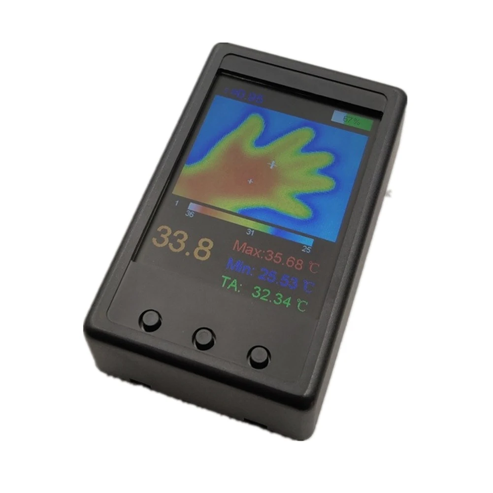 Portable Thermographic Camera Infrared Temperature Sensor Digital Infrared HY-18 MLX90640 With Screenshot Function
Portable Thermographic Camera Infrared Temperature Sensor Digital Infrared HY-18 MLX90640 With Screenshot Function