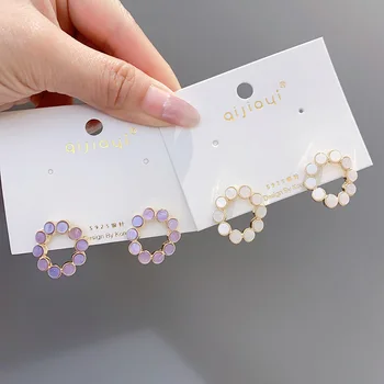 925 Silver Small Auricular Needle Circular Ring Candy-Colored Short Versatile Immortal Earrings New Style WC
925 Silver Small Auricular Needle Circular Ring Candy-Colored Short Versatile Immortal Earrings New Style WC