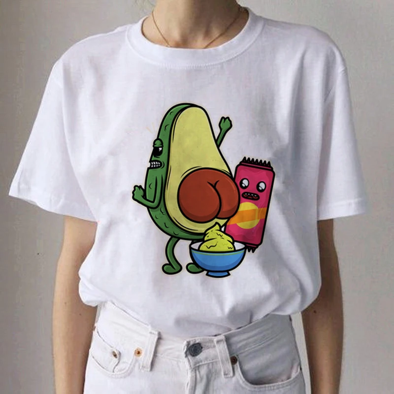 Avocado Kawaii Harajuku Short Sleeve T Shirts Women Ullzang Funny Cartoon T-shirt Cute 90s Tshirt Fashion Top Tees Female
Avocado Kawaii Harajuku Short Sleeve T Shirts Women Ullzang Funny Cartoon T-shirt Cute 90s Tshirt Fashion Top Tees Female