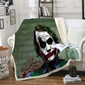 HELENGILI Clown Joker Sherpa Blanket Bedspread Velvet Plush Soft Comfortable Home Camping Aircraft Blanket
HELENGILI Clown Joker Sherpa Blanket Bedspread Velvet Plush Soft Comfortable Home Camping Aircraft Blanket