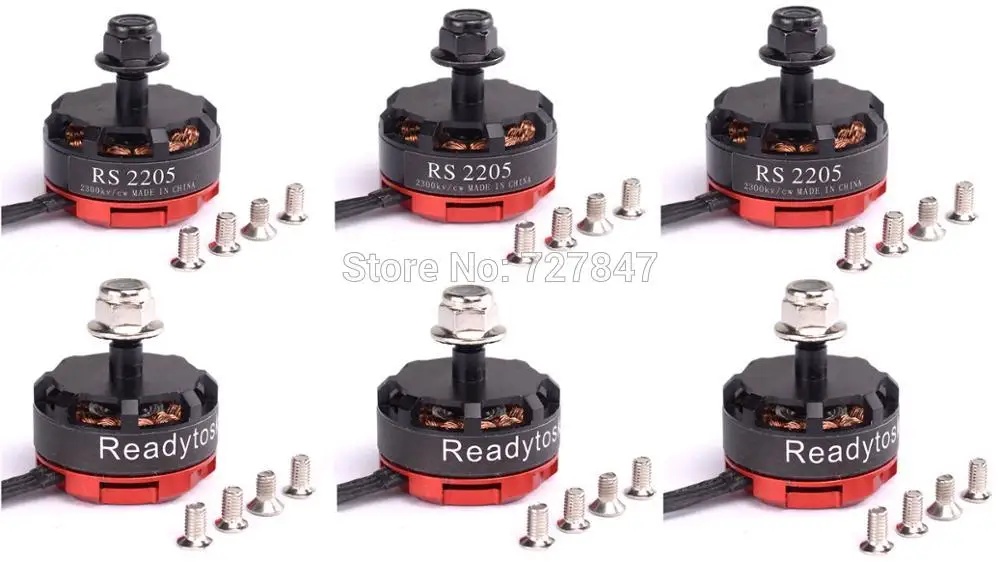 6PCS/ Lot RS2205 2300KV 2205 3CW / 3CCW Brushless Motor for FPV Racing Quad Motor FPV Multicopter Martian QAV-X QAV210
6PCS/ Lot RS2205 2300KV 2205 3CW / 3CCW Brushless Motor for FPV Racing Quad Motor FPV Multicopter Martian QAV-X QAV210