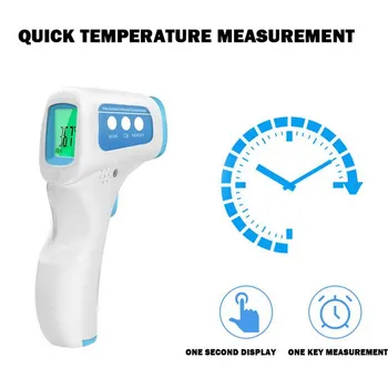 Multifunction Infrared Thermometer Non-contact Forehead Thermometer With Fever Alarm And Memory Function For Baby Adults ^_^
Multifunction Infrared Thermometer Non-contact Forehead Thermometer With Fever Alarm And Memory Function For Baby Adults ^_^