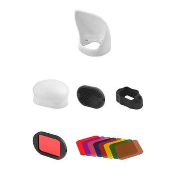 ABHU-Camera Flash Accessories Kit with Flash Bounce+Flash Diffuser+Honeycomb Grid+Magnetic Base+Filter Frame+Filters for DSLR Ca 
ABHU-Camera Flash Accessories Kit with Flash Bounce+Flash Diffuser+Honeycomb Grid+Magnetic Base+Filter Frame+Filters for DSLR Ca