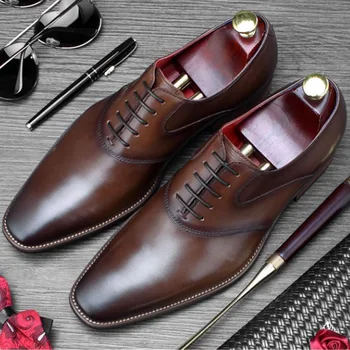 2019 Vintage Formal Dress Shoes Men Plaid Wedding Office Shoe Male Luxury Italian Brand Genuine Leather Oxford Shoes
2019 Vintage Formal Dress Shoes Men Plaid Wedding Office Shoe Male Luxury Italian Brand Genuine Leather Oxford Shoes