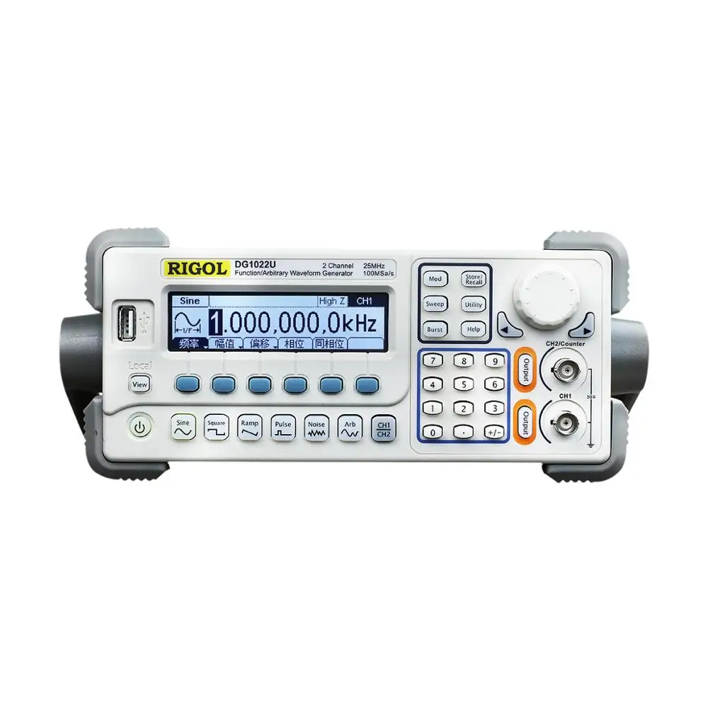 RIGOL DG1022U Signal Generator Function/Arbitrary Waveform Function Generator 25MHZ 2 output channels 5 standard waveforms