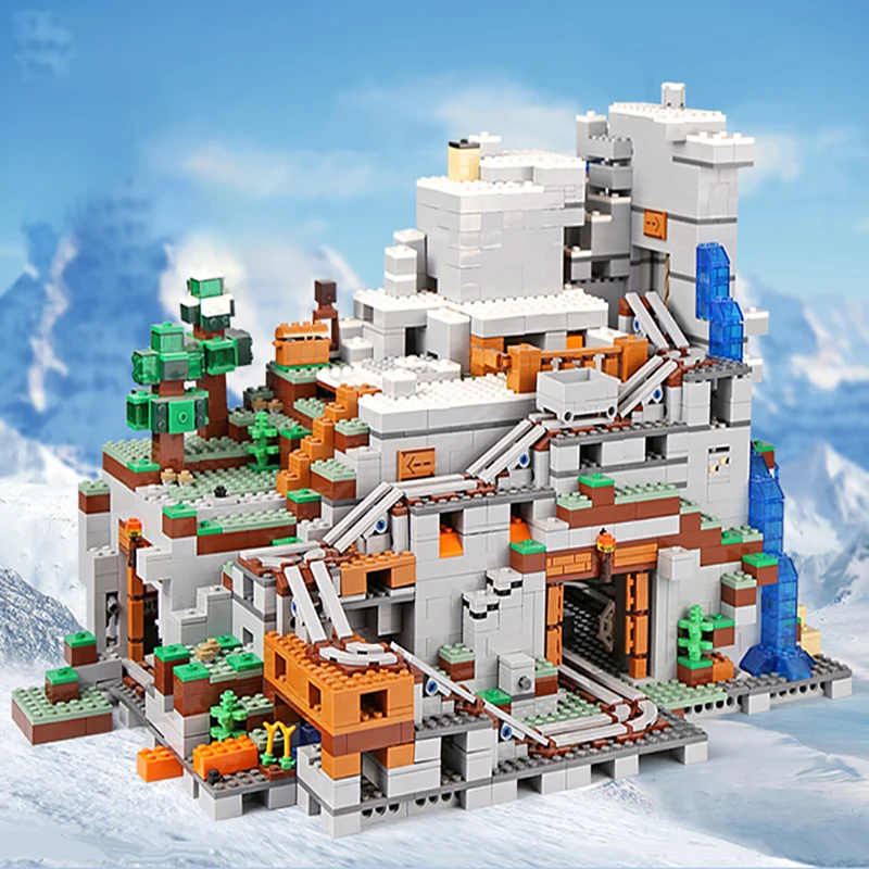 My World The Mountain Cave Building Blocks with Figures Compatible 21137 Bricks with Elevator Educational Toys Christmas Gift
My World The Mountain Cave Building Blocks with Figures Compatible 21137 Bricks with Elevator Educational Toys Christmas Gift