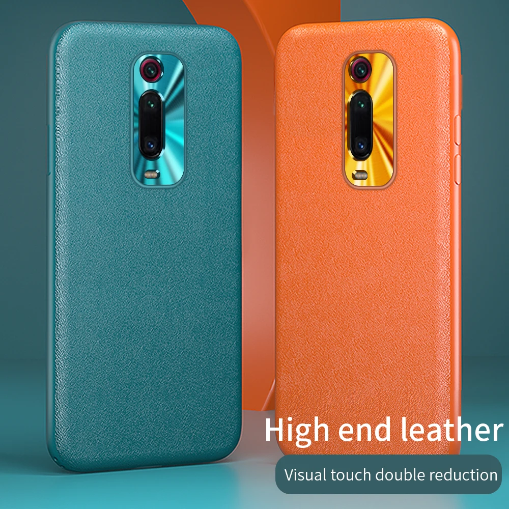 For Xiaomi Mi 9T Pro Case Luxury PU leather Grain Matte protective Back Cover xiaomi mi 9t 9tpro mi9t full cover shell | Мобильные