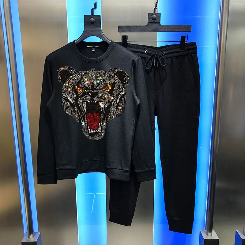 Brown Bear Tracksuit Men's Sets Sweatshirt Comfortable Warm Hoodie + Pants Oversized Shiny Streetwear
Brown Bear Tracksuit Men's Sets Sweatshirt Comfortable Warm Hoodie + Pants Oversized Shiny Streetwear