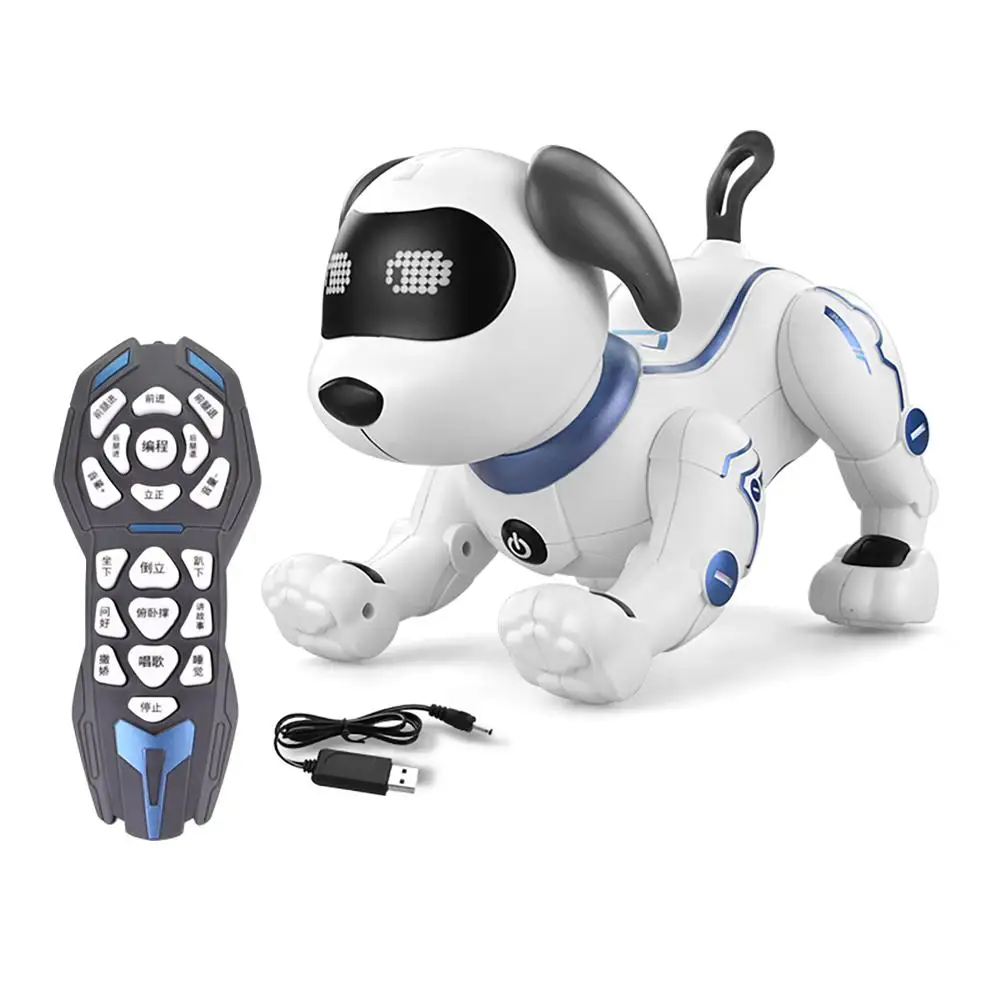 Induction toy Dog Control Dog Smart Robot Electronic Pet Interactive Program Dancing Walk Robotic Animal Toy Gesture Following
Induction toy Dog Control Dog Smart Robot Electronic Pet Interactive Program Dancing Walk Robotic Animal Toy Gesture Following