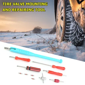 11pcs/set Tire Valve Stem Puller Valve Core Remover 4in1 Tool Valve Cores Automobile Exterior Repair Components
11pcs/set Tire Valve Stem Puller Valve Core Remover 4in1 Tool Valve Cores Automobile Exterior Repair Components
