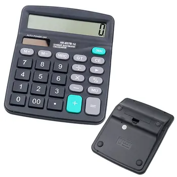 Office Finance Calculator Calculate Commercial Tool Battery Powered 12 Digit Electronic Calculatory Calculator 147*118MM
Office Finance Calculator Calculate Commercial Tool Battery Powered 12 Digit Electronic Calculatory Calculator 147*118MM