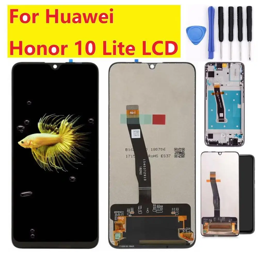 for Huawei Honor 10 Lite LCD touch screen digitizer with frame global version 6.21" HRY-LX1 HRY-LX2
for Huawei Honor 10 Lite LCD touch screen digitizer with frame global version 6.21" HRY-LX1 HRY-LX2