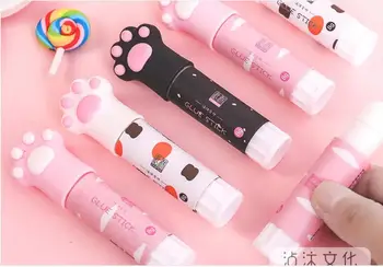 korea stationery cat paw glue stick kawaii school prize gift student account supply 27g/pc handword solid rubber stick 24pc/lot
korea stationery cat paw glue stick kawaii school prize gift student account supply 27g/pc handword solid rubber stick 24pc/lot