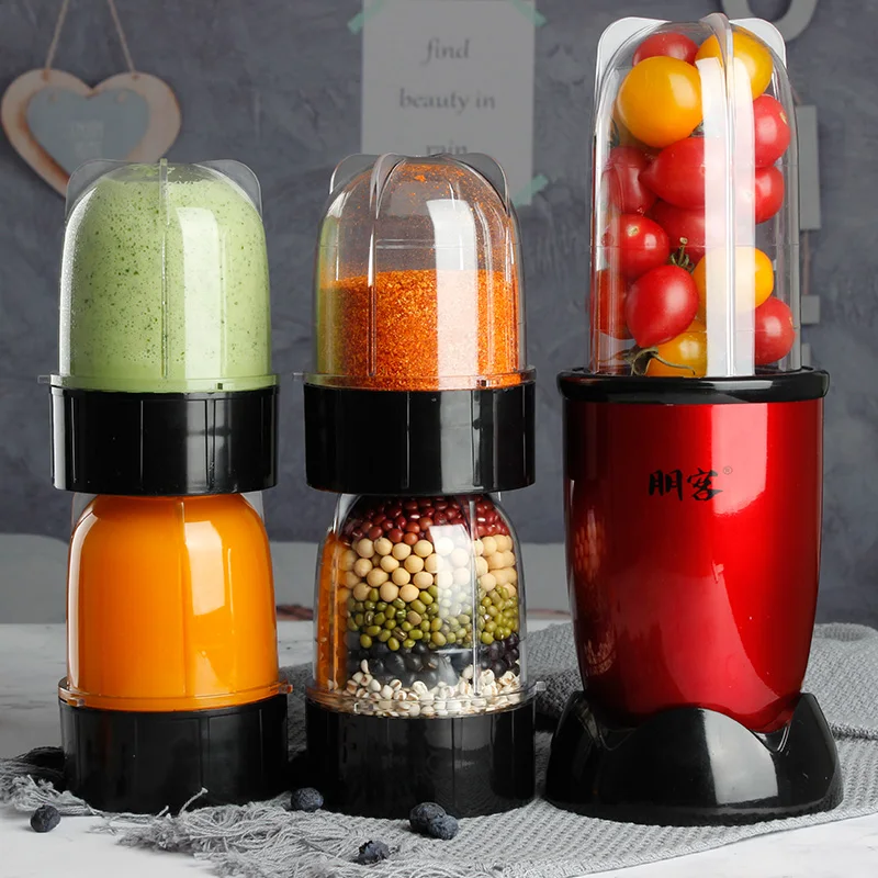220V Multifunctional Electric Juicer Mini Household Automatic Blender Machine High Quality EU/AU/UK/US Plug | Бытовая техника