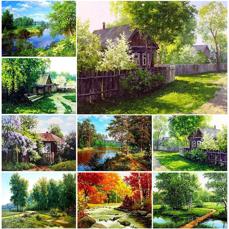 5D Diy Diamond Painting Full Square Landscape Cross Stitch Kit Diamond Embroidery Scenery Mosaic Picture Rhinestones Decor Gift
5D Diy Diamond Painting Full Square Landscape Cross Stitch Kit Diamond Embroidery Scenery Mosaic Picture Rhinestones Decor Gift