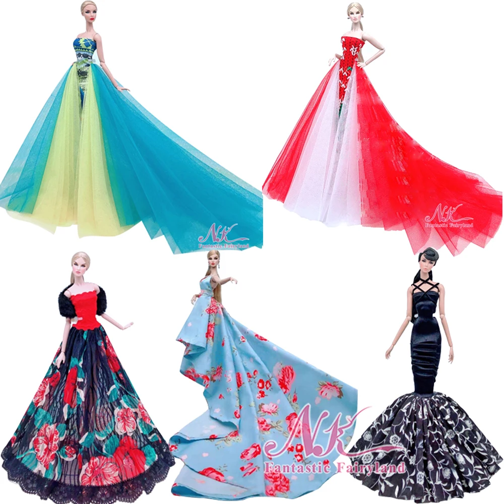 NK 30CM Princess Doll Clothes Handmake Wedding Dress Fashion Evening Party Outfit For Barbie Doll Accessories FR Noble Doll JJ
NK 30CM Princess Doll Clothes Handmake Wedding Dress Fashion Evening Party Outfit For Barbie Doll Accessories FR Noble Doll JJ
