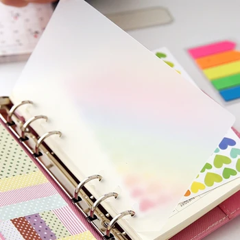 2pcs A5/A6 Transparent Notebook Divider Simple Spiral Notebook Planner Inner Index Divider DIY Accessory School Supplies
2pcs A5/A6 Transparent Notebook Divider Simple Spiral Notebook Planner Inner Index Divider DIY Accessory School Supplies