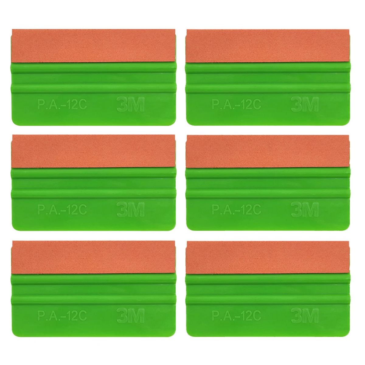 6pcs 5" Wrap Scraper Squeegee Tool with Suede Felt for Car Vehicles Window Vinyl Film Sticker 6A75O
6pcs 5" Wrap Scraper Squeegee Tool with Suede Felt for Car Vehicles Window Vinyl Film Sticker 6A75O