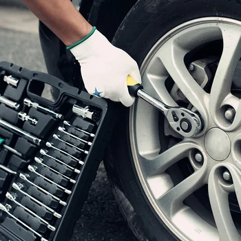 Auto repair tool kit cylinder wrench ratchet spanner set auto Hardware toolbox of high quality chrome vanadium steel material
Auto repair tool kit cylinder wrench ratchet spanner set auto Hardware toolbox of high quality chrome vanadium steel material