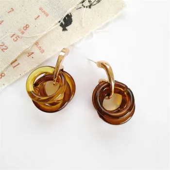 New Fashion Jewelry Acrylic Resin Geometric Dangle Earrings For Women Big Circle Drop Earrings Brincos Birthday Gift
New Fashion Jewelry Acrylic Resin Geometric Dangle Earrings For Women Big Circle Drop Earrings Brincos Birthday Gift